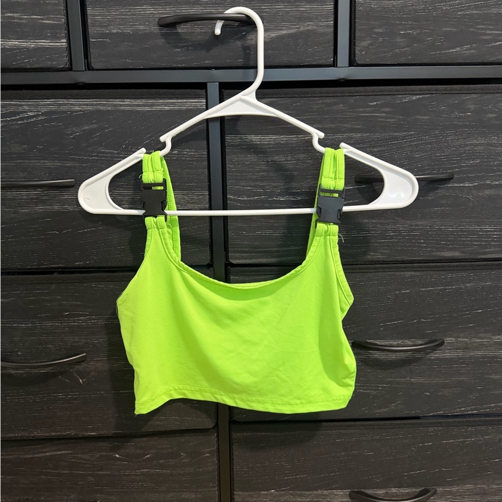 Neon Green Crop Top